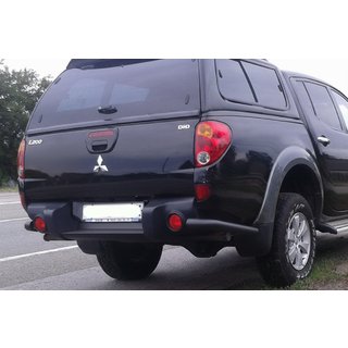 Aizmugures stūri AK003 Black (2 gab., nerūsējošais tērauds) Mitsubishi L200 2006–2015 foto 1