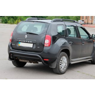 Aizmugurējais aizsargloks Black (nerūsējošais tērauds) Dacia Duster 2008–2018 foto 3