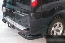 Renault Trafic 2001–2015 Aizmugurējie stūra elementi AK003 Black (nerūsējošais tērauds) foto 2