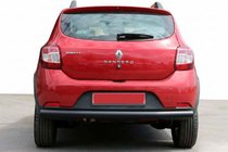 Dacia Sandero 2013–2020 Aizmugurējais aizsargstienis AK002 Black (nerūsējošais tērauds) foto 1