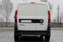 Fiat Doblo II 2010–2022 Aizmugurējie stūra aizsargstieņi AK003 Black (nerūsējošais tērauds) foto 3