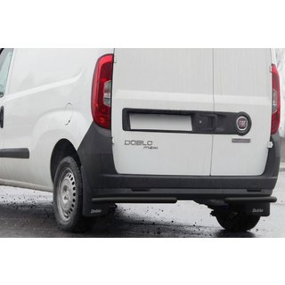 Aizmugurējie stūra aizsargstieņi AK003 Black (nerūsējošais tērauds) foto 1