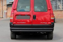 Citroen Jumpy 1996–2007 Aizmugurējā aizsargloka stienis Black (nerūsējošais tērauds) foto 1