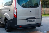 Ford Custom 2013–2022 Aizmugurējais aizsargstienis AK002 Black (nerūsējošais tērauds) foto 3