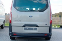 Ford Custom 2013–2022 Aizmugurējais aizsargstienis AK002 Black (nerūsējošais tērauds) foto 4