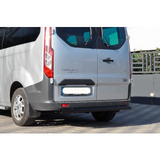 Aizmugurējais aizsargstienis AK002 Black (nerūsējošais tērauds) Ford Custom 2013–2022 foto 1