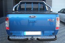 Ford Ranger 2007–2011 Aizmugurējie stūri AK003 Black (2 gab., nerūsējošais tērauds) foto 2