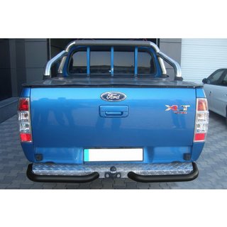 Aizmugurējie stūri AK003 Black (2 gab., nerūsējošais tērauds) foto 2
