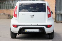 Kia Soul I 2008–2013 Aizmugurējais aizsargstienis AK002 Black (nerūsējošais tērauds) foto 1