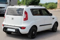 Kia Soul I 2008–2013 Aizmugurējais aizsargstienis AK002 Black (nerūsējošais tērauds) foto 2