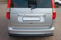 Mercedes Vaneo W414 2001–2005 Aizmugurējais aizsargstienis Black (nerūsējošais tērauds) foto 1