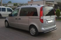 Mercedes Vaneo W414 2001–2005 Aizmugurējais aizsargstienis Black (nerūsējošais tērauds) foto 2