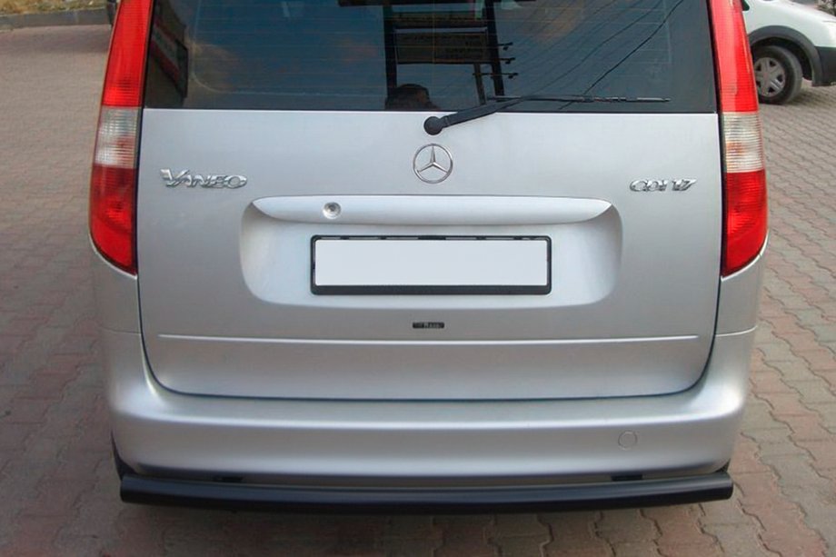 Mercedes Vaneo W414 2001–2005 Aizmugurējais aizsargstienis Black (nerūsējošais tērauds) Image