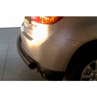 Aizmugurējais aizsargstienis AK002 Black (nerūsējošais tērauds) Mitsubishi ASX 2010–2023 foto 1