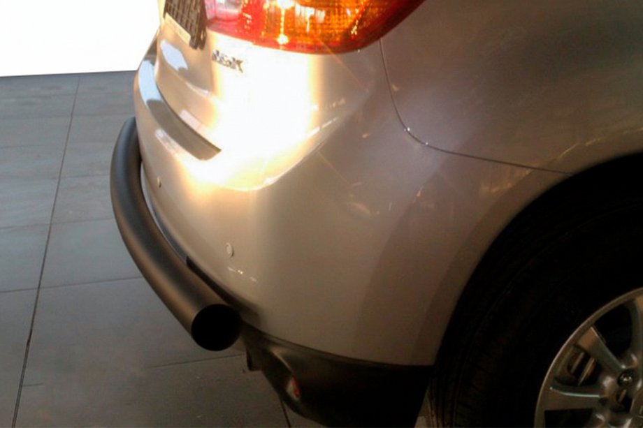 Mitsubishi ASX 2010–2023 Aizmugurējais aizsargstienis AK002 Black (nerūsējošais tērauds) Image