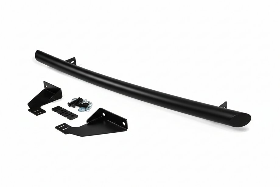 Mitsubishi Pajero Wagon IV 2006–2021 Aizmugurējais aizsargstienis AK002 Black (nerūsējošais tērauds) Foto 4