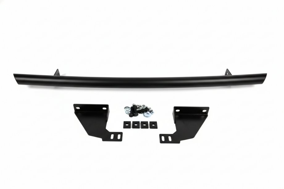 Mitsubishi Pajero Wagon IV 2006–2021 Aizmugurējais aizsargstienis AK002 Black (nerūsējošais tērauds) Foto 3