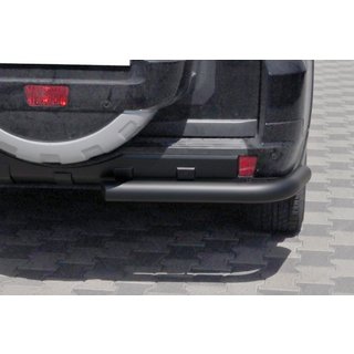 Aizmugures aizsargloks AK003 Black (nerūsējošais tērauds) Mitsubishi Pajero Wagon IV 2006–2021 foto 2