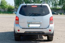 Nissan Pathfinder R51 2005–2014 Aizmugurējais aizsargstienis AK002 Black (nerūsējošais tērauds) foto 2