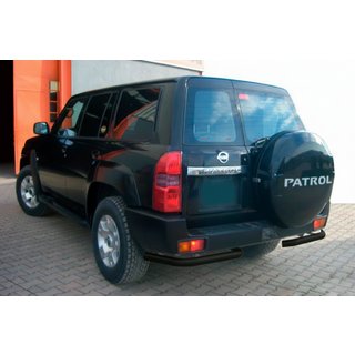 Aizmugures stūri AK003 Black (2 gab., nerūsējošais tērauds) Nissan Patrol Y61 1997–2011