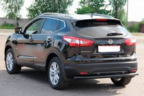 Nissan Qashqai 2014–2021 Aizmugurējais aizsargstienis AK002 Black (nerūsējošais tērauds) foto 3