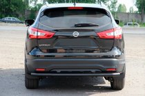 Nissan Qashqai 2014–2021 Aizmugurējais aizsargstienis AK002 Black (nerūsējošais tērauds) foto 2
