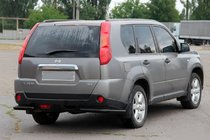 Nissan X-trail T31 2007–2014 Aizmugurējie stūri AK003 Black (2 gab., nerūsējošais tērauds) foto 1