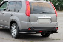 Nissan X-trail T31 2007–2014 Aizmugurējie stūri AK003 Black (2 gab., nerūsējošais tērauds) foto 2