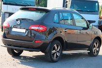 Renault Koleos 2008–2016 Aizmugurējais aizsargstienis AK002 Black (nerūsējošais tērauds) foto 2