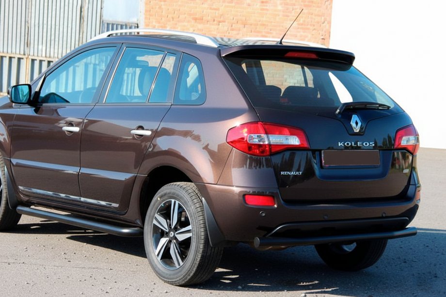Renault Koleos 2008–2016 Aizmugurējais aizsargstienis AK002 Black (nerūsējošais tērauds) Image