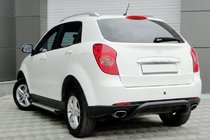 SsangYong Korando 2010–2019 Aizmugurējais aizsargloks AK006 Black (nerūsējošais tērauds) foto 2