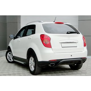 Aizmugurējais aizsargloks AK006 Black (nerūsējošais tērauds) SsangYong Korando 2010–2019