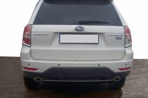Subaru Forester 2008–2013 Aizmugurējais aizsargstienis AK002 Black (nerūsējošais tērauds) foto 3