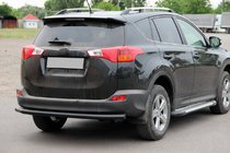 Toyota Rav 4 2013–2018 Aizmugurējais aizsargstienis AK002 Black (nerūsējošais tērauds) foto 1