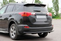 Toyota Rav 4 2013–2018 Aizmugurējais aizsargstienis AK002 Black (nerūsējošais tērauds) foto 4