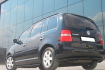 Volkswagen Touran 2003–2010 Aizmugures stūra elementi AK003 Black (2 gab., nerūsējošais tērauds) foto 2