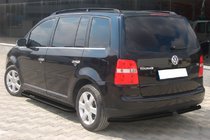 Volkswagen Touran 2003–2010 Aizmugures stūra elementi AK003 Black (2 gab., nerūsējošais tērauds) foto 3