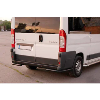 Aizmugures stūra elementi AK003 Black (2 gab., nerūsējošais tērauds) foto 2