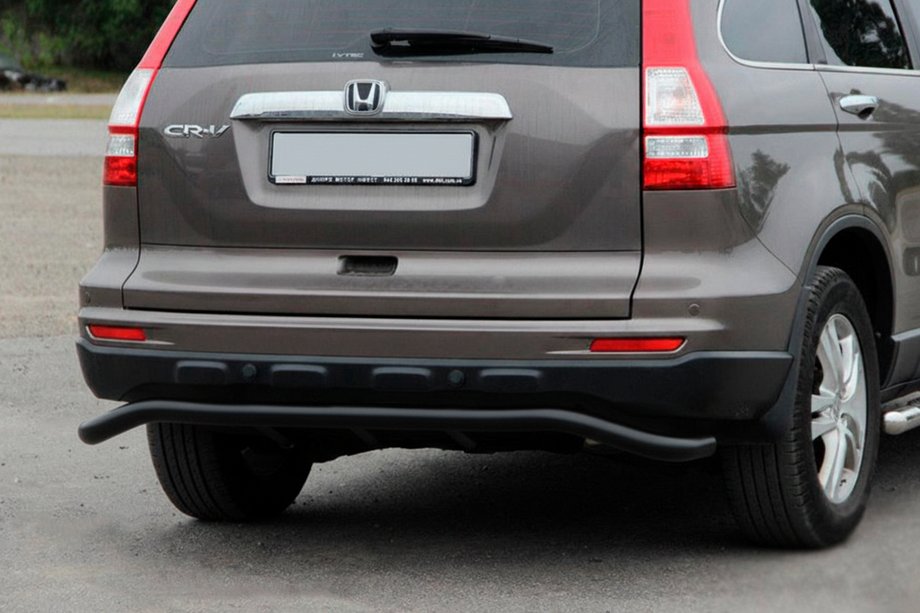Honda CRV 2012–2016 Aizmugurējais aizsargstienis AK008 Black (nerūsējošais tērauds) Image