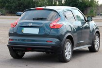 Nissan Juke 2010–2019 Aizmugurējais aizsargstienis AK002 Black (nerūsējošais tērauds) foto 3