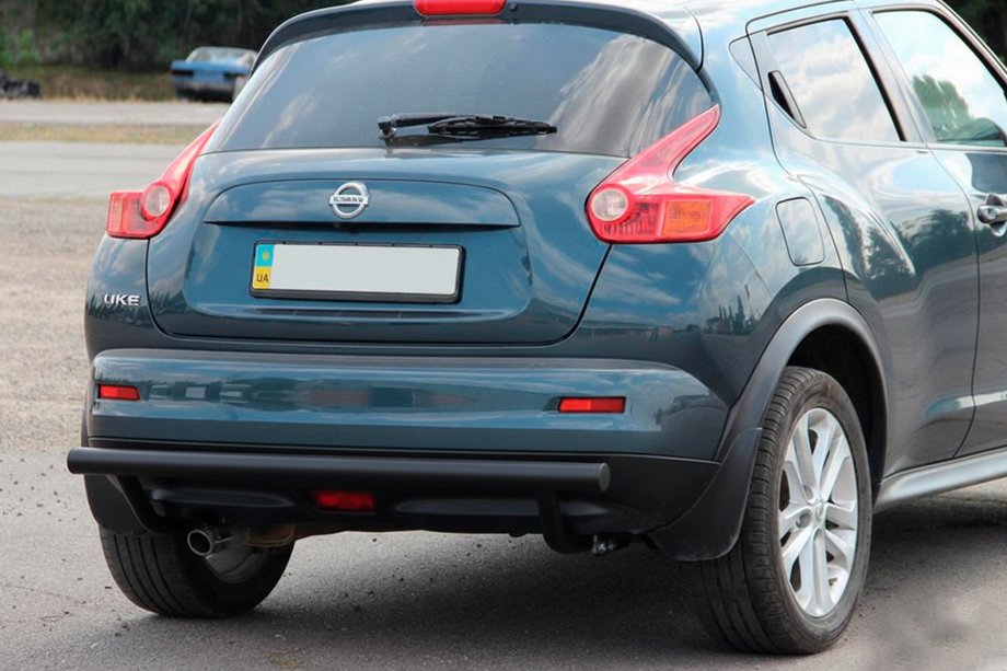 Nissan Juke 2010–2019 Aizmugurējais aizsargstienis AK002 Black (nerūsējošais tērauds) Image