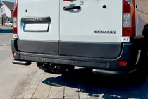 Renault Master 2011–2023 Aizmugures stūra elementi AK003 Black (2 gab., nerūsējošais tērauds) foto 8