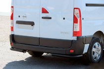 Opel Movano 2010–2021 Aizmugures stūra elementi AK003 Black (2 gab., nerūsējošais tērauds) foto 2