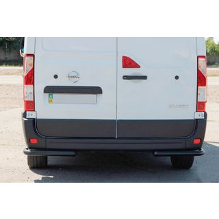 Aizmugures stūra elementi AK003 Black (2 gab., nerūsējošais tērauds) Opel Movano 2010–2021 foto 1