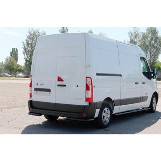 Aizmugures stūra elementi AK003 Black (2 gab., nerūsējošais tērauds) Opel Movano 2010–2021 foto 3