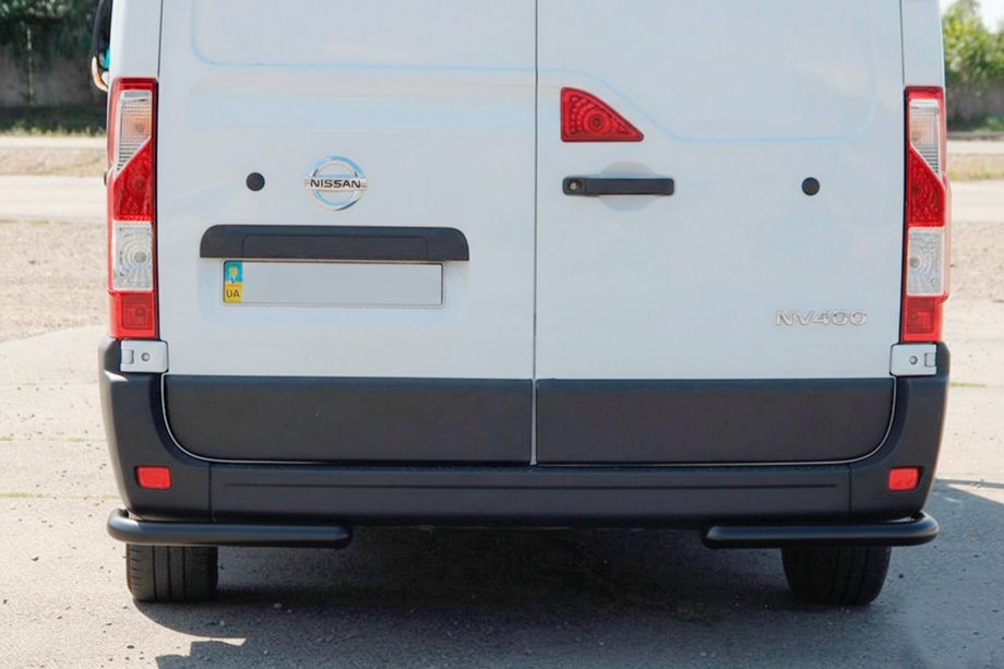 Opel Movano 2010–2021 Aizmugures stūra elementi AK003 Black (2 gab., nerūsējošais tērauds) Image