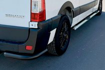 Nissan NV400 2010–2024 Aizmugures stūra elementi AK003 Black (2 gab., nerūsējošais tērauds) foto 5