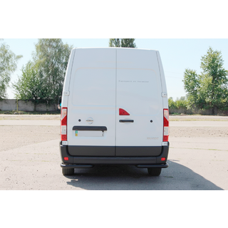 Aizmugures stūra elementi AK003 Black (2 gab., nerūsējošais tērauds) Nissan NV400 2010–2024 foto 3