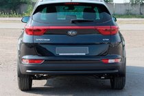 Kia Sportage 2015–2021 Aizmugures aizsargstienis AK002 Black (nerūsējošais tērauds) foto 2