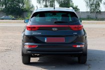 Kia Sportage 2015–2021 Aizmugures aizsargstienis AK002 Black (nerūsējošais tērauds) foto 5
